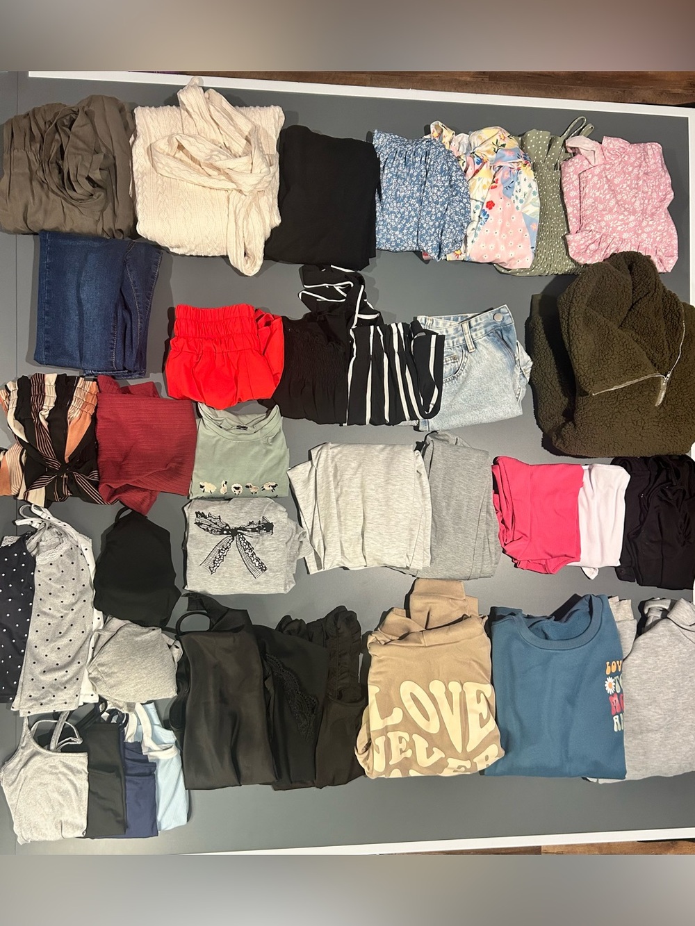 44 Piece Mystery Clothing Bundle | XS/S | Dresses, Bodysuits, Swim & More